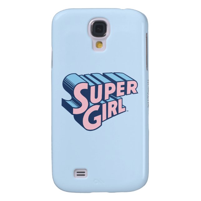 Supergirl Pink and Blue Logo Case-Mate Samsung Galaxy Case (Back)