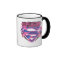 Supergirl Pink and Purple Grunge Logo