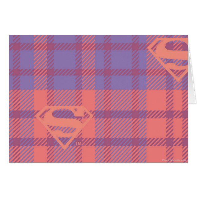 Supergirl Pink and Purple Pattern (Front Horizontal)
