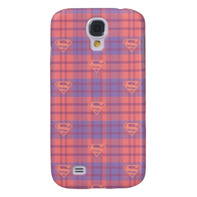Supergirl Pink and Purple Pattern Case-Mate Samsung Galaxy Case (Back)