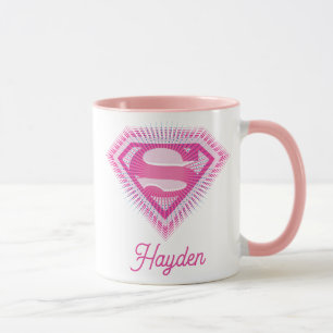 Supergirl Pink Logo Mug