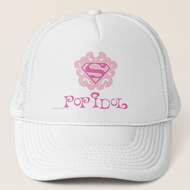 Supergirl Pop Idol Trucker Hat (Front)