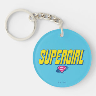 Supergirl Pop Logo Key Ring