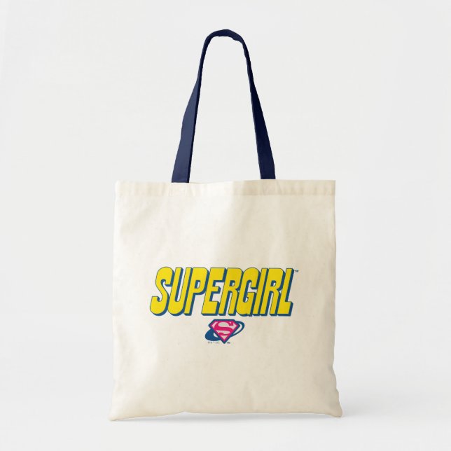 Supergirl Pop Logo Tote Bag (Front)