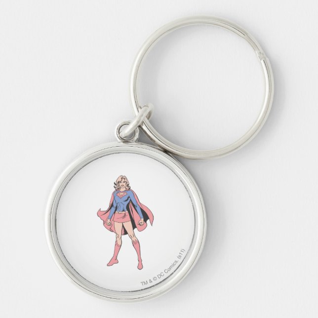 Supergirl Pose 3 Key Ring (Front)