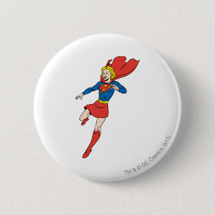 Supergirl Pose 8 6 Cm Round Badge