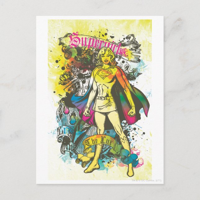 Supergirl Pose The Lux Postcard (Front)