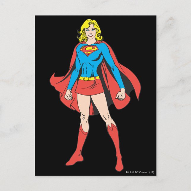 Supergirl Poses Postcard (Front)