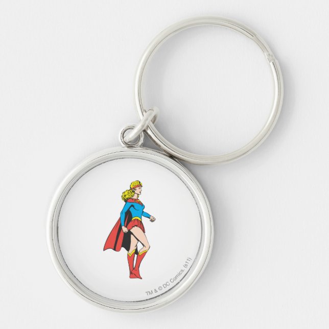 Supergirl Profile Key Ring (Front)
