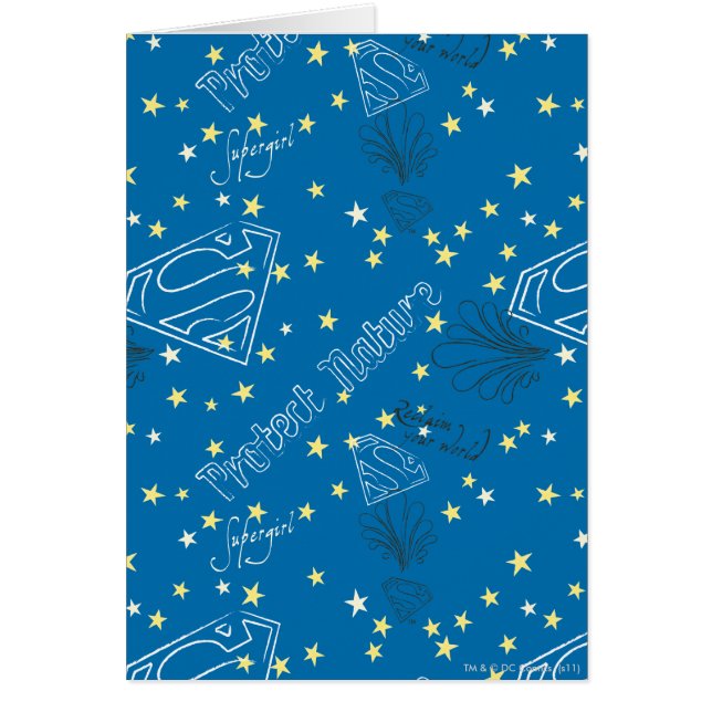 Supergirl Protect Nature Pattern (Front)