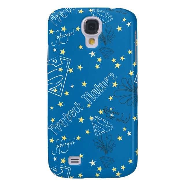 Supergirl Protect Nature Pattern Case-Mate Samsung Galaxy Case (Back)