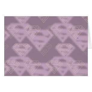 Supergirl Purple Halftone Logo