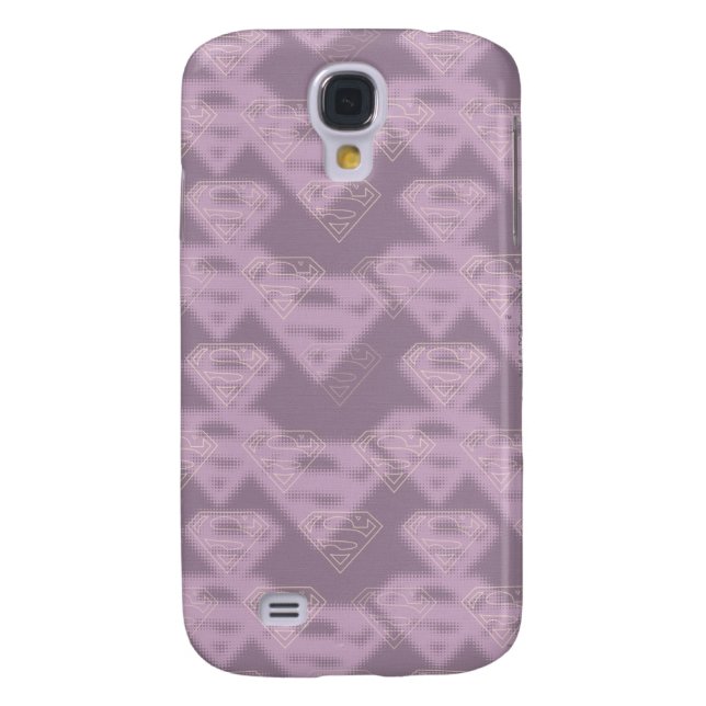 Supergirl Purple Halftone Logo Case-Mate Samsung Galaxy Case (Back)