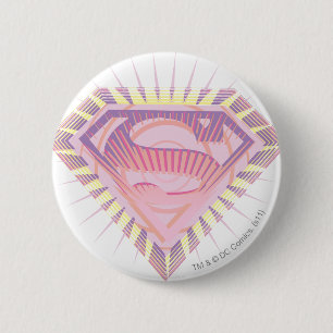 Supergirl Rad Logo 6 Cm Round Badge
