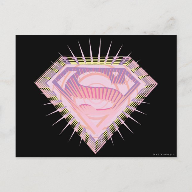 Supergirl Rad Logo Postcard (Front)