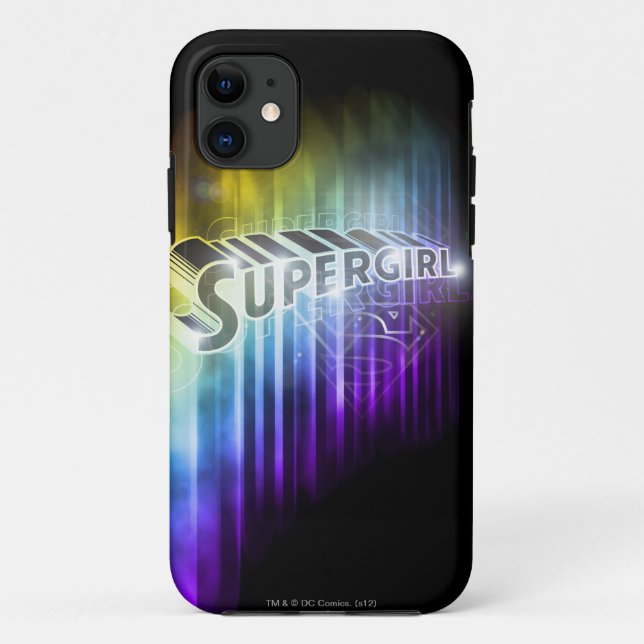Supergirl Rainbow Case-Mate iPhone Case (Back)
