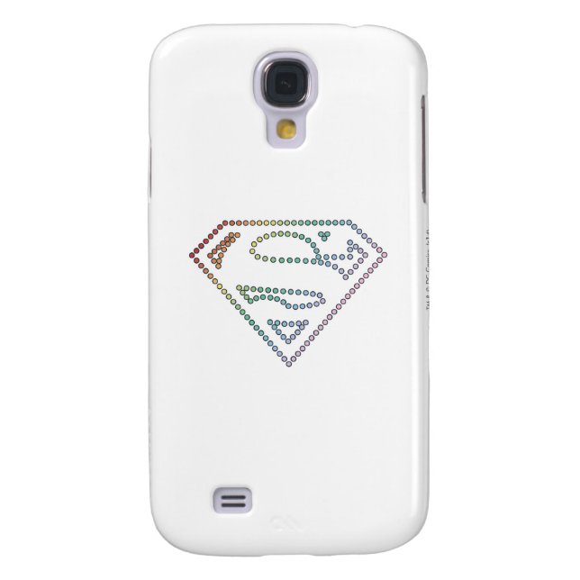 Supergirl Rainbow Outline Logo Case-Mate Samsung Galaxy Case (Back)