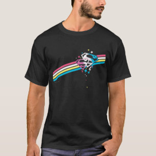 Supergirl Rainbow Stripes T-Shirt