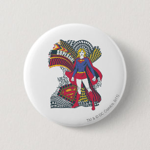 Supergirl Random World 1 6 Cm Round Badge