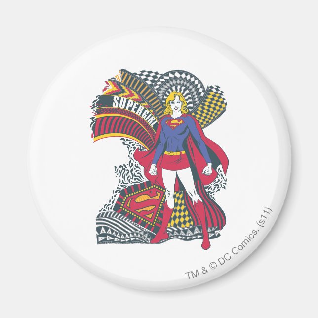 Supergirl Random World 1 Magnet (Front)