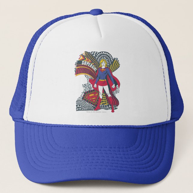 Supergirl Random World 1 Trucker Hat (Front)