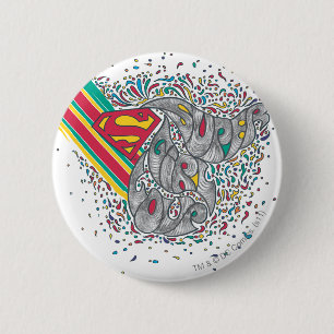Supergirl Random World 2 6 Cm Round Badge