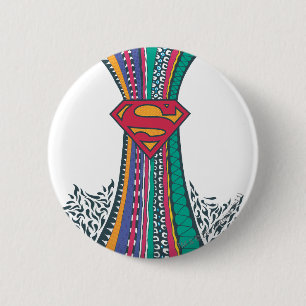 Supergirl Random World 4 6 Cm Round Badge