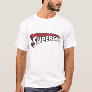 Supergirl Red and White Logo T-Shirt