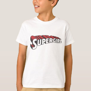 Supergirl Red and White Logo T-Shirt
