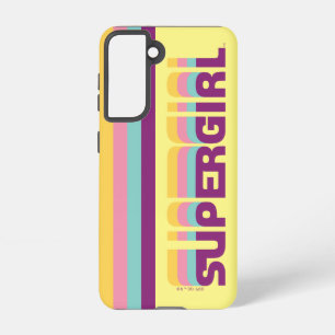 Supergirl Retro Colorshift Graphic Samsung Galaxy Case