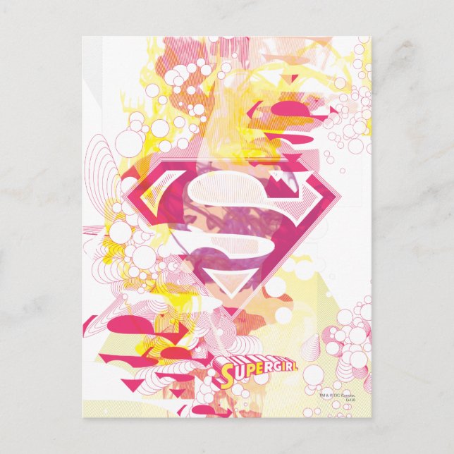 Supergirl Retro Logo Postcard (Front)