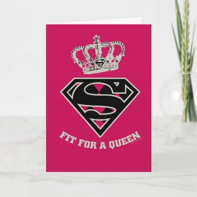 Supergirl S-Shield "Fit For A Queen" Card (Front)