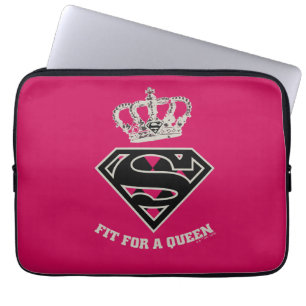 Supergirl S-Shield "Fit For A Queen" Laptop Sleeve