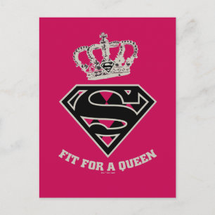 Supergirl S-Shield "Fit For A Queen" Postcard