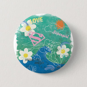 Supergirl Share the Spirit & Love 6 Cm Round Badge