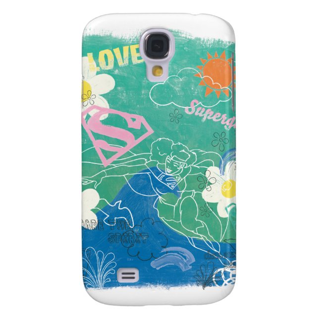 Supergirl Share the Spirit & Love Case-Mate Samsung Galaxy Case (Back)