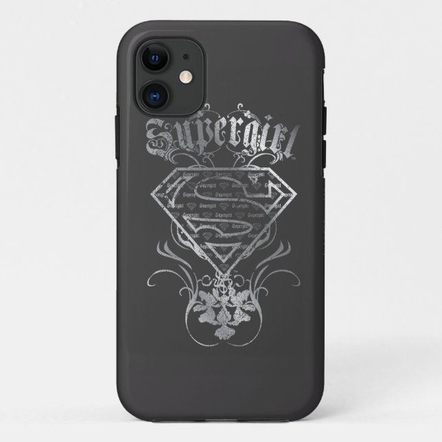 Supergirl Silver Logo Case-Mate iPhone Case (Back)