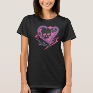 Supergirl Skulls and Lightning T-Shirt