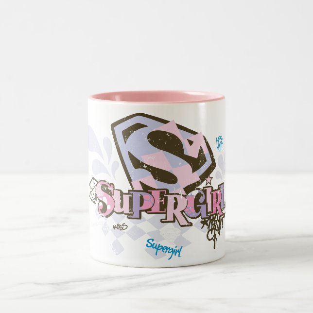 Supergirl So Fabulous 1 Two-Tone Coffee Mug (Center)