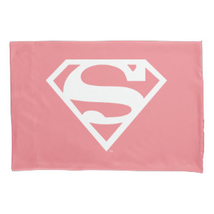 Supergirl Solid S-Shield Pillowcase