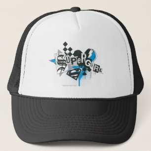 Supergirl Spills and Splatter Trucker Hat