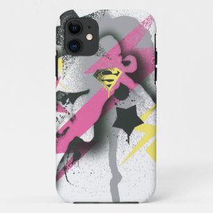 Supergirl Spray Paint iPhone 11 Case