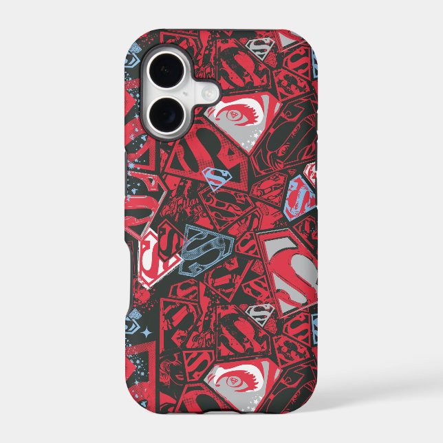 Supergirl Stary Red Pattern (Back)