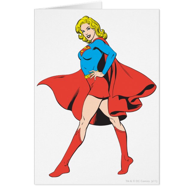 Supergirl Strikes a Pose (Front)