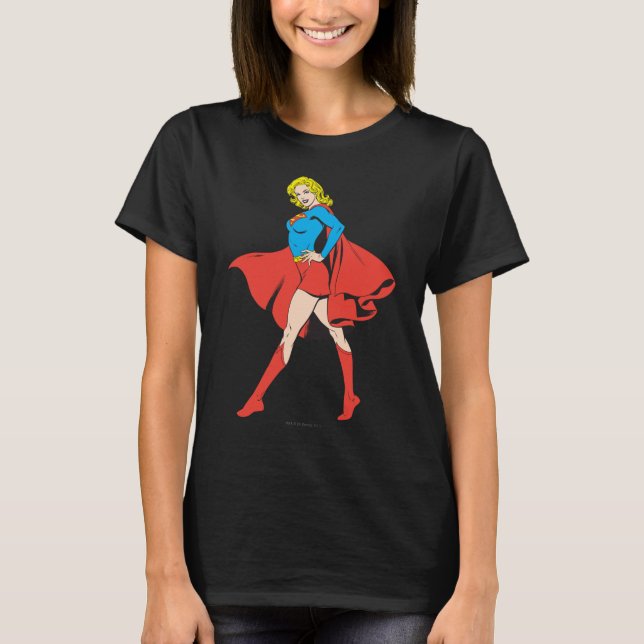 Supergirl Strikes a Pose T-Shirt (Front)