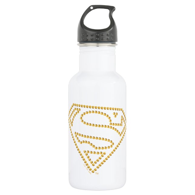 Supergirl Studded S-Shield 532 Ml Water Bottle (Front)