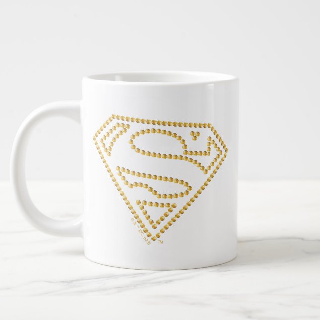 Supergirl Studded S-Shield Large Coffee Mug (Left)