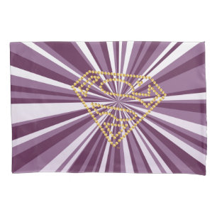 Supergirl Studded S-Shield Pillowcase