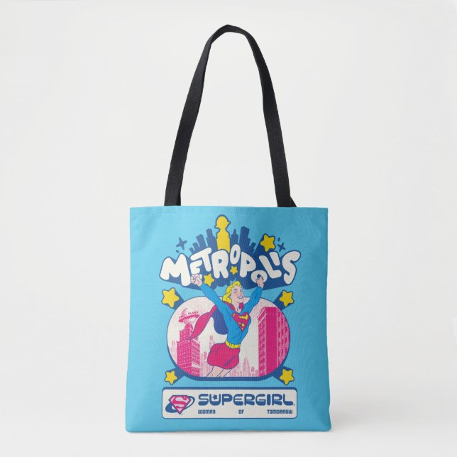 Supergirl Super Pop Woman of Tomorrow Tote Bag (Front)