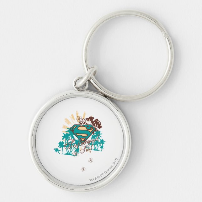 Supergirl Surf Key Ring (Front)